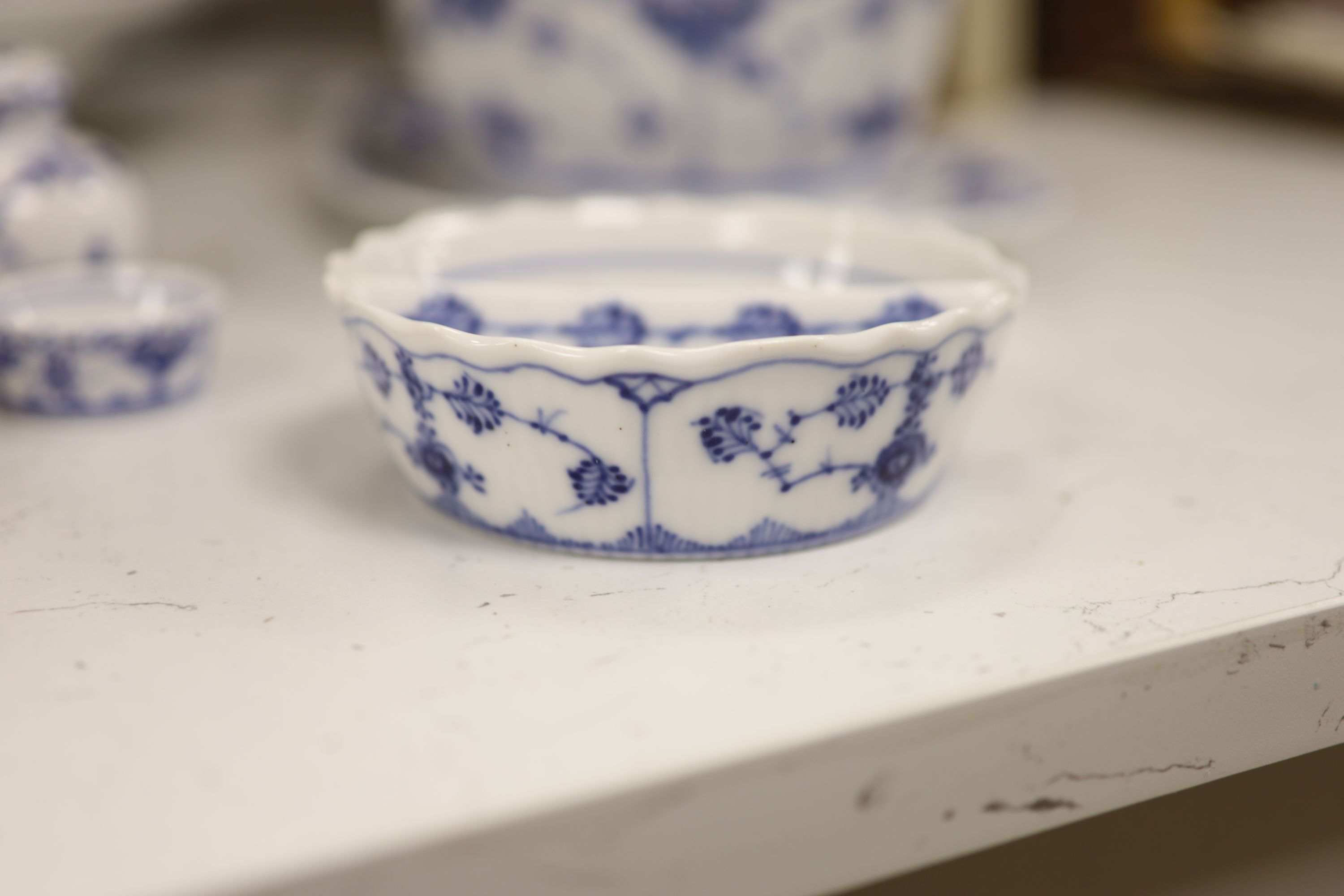 A Royal Copenhagen onion pattern part dinner service